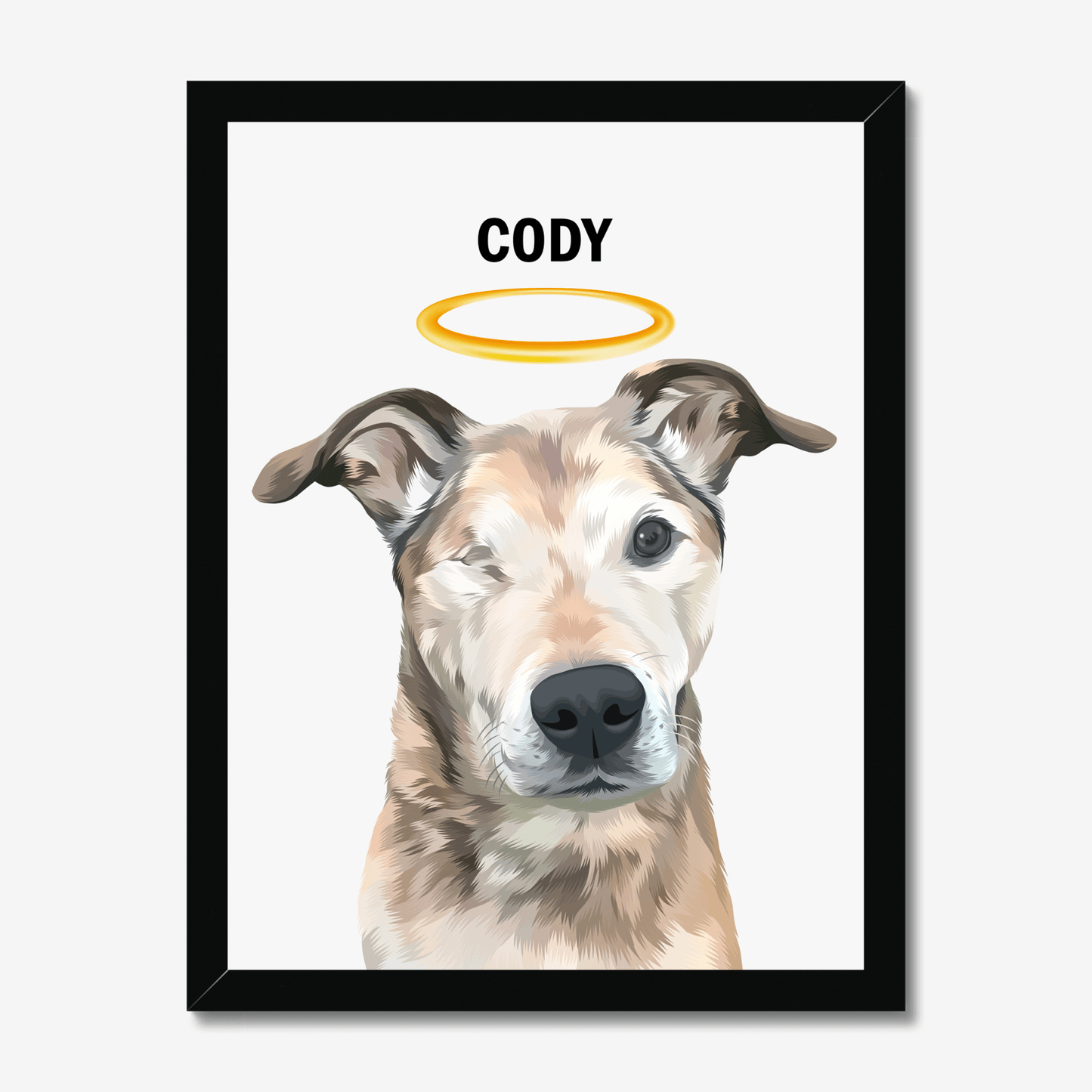 Pet Memorial Portrait - Ralph Baileysize